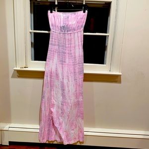 Hard Tail Long Tie Dye Dress